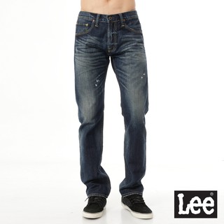Lee 724 中腰標準直筒牛仔褲 男 中古深藍 101+ LL150030X17