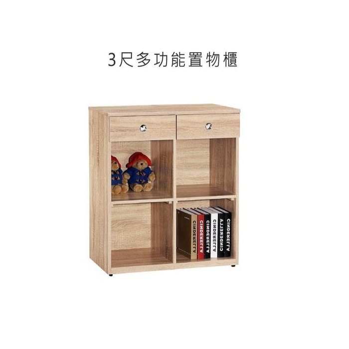 【全台傢俱】GC-22 安寶 耐磨 橡木 3尺 / 4尺 / 5尺多功能置物櫃 台灣製造