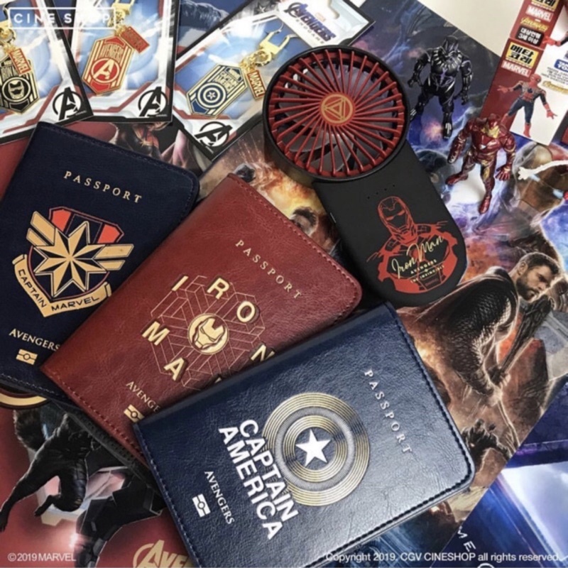 鋼鐵人 護照套 復仇者聯盟 終局之戰 韓國電影院官方周邊商品