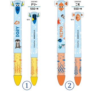 日本製 迪士尼海底總動員 小丑魚 Dory 多莉 Nemo 尼莫 mimi咪咪 黑紅 雙色筆 - 有兩款可選購