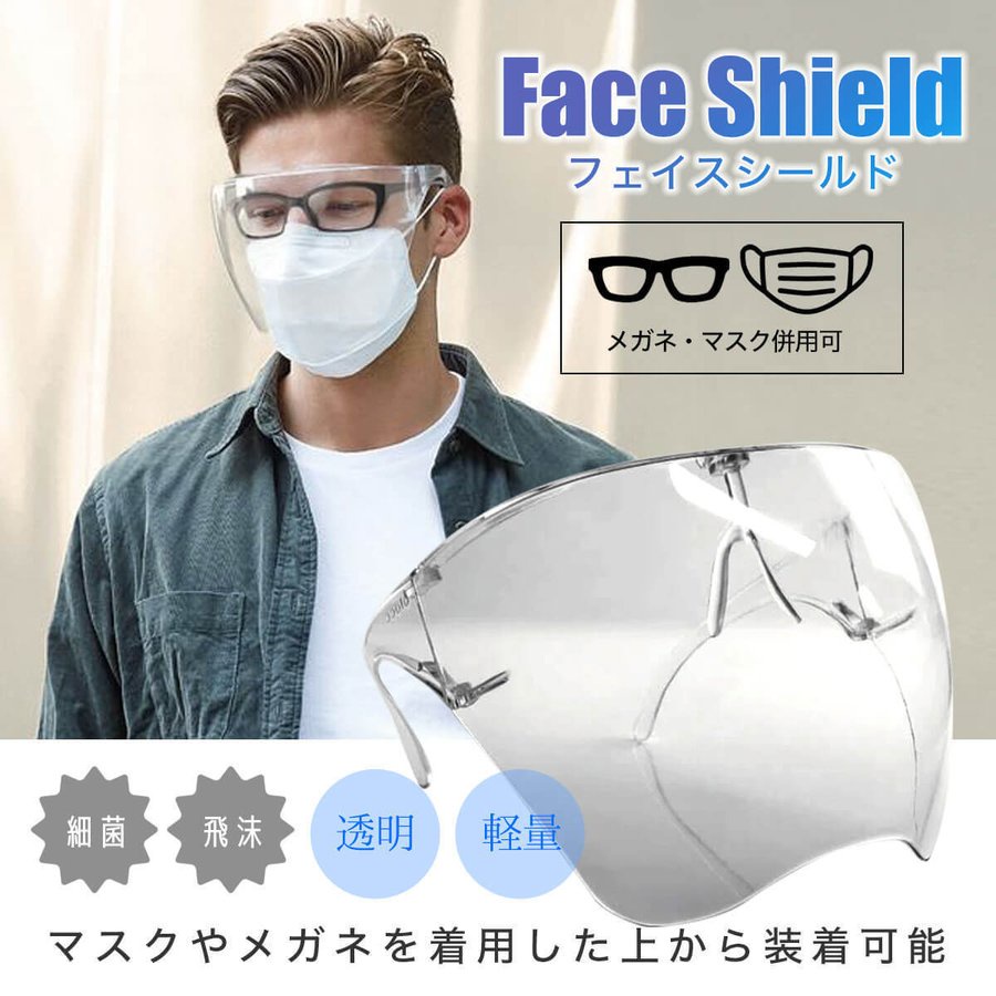 防51-3 防護面罩 防疫面罩 防護面罩 可戴眼鏡 防飛沫 台灣現貨