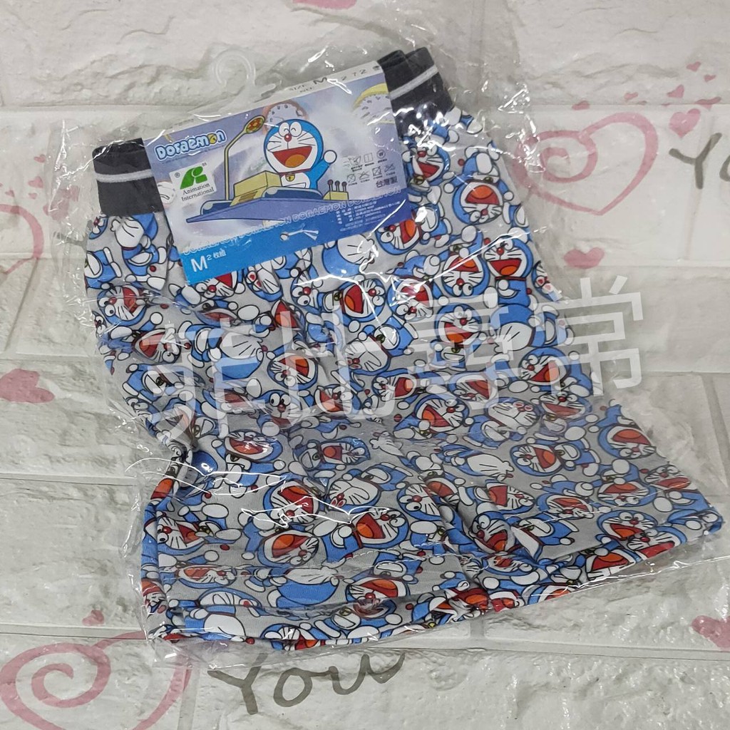 《菲比尋常》台灣製 哆啦A夢 授權正版純棉平口內褲(2件一組)