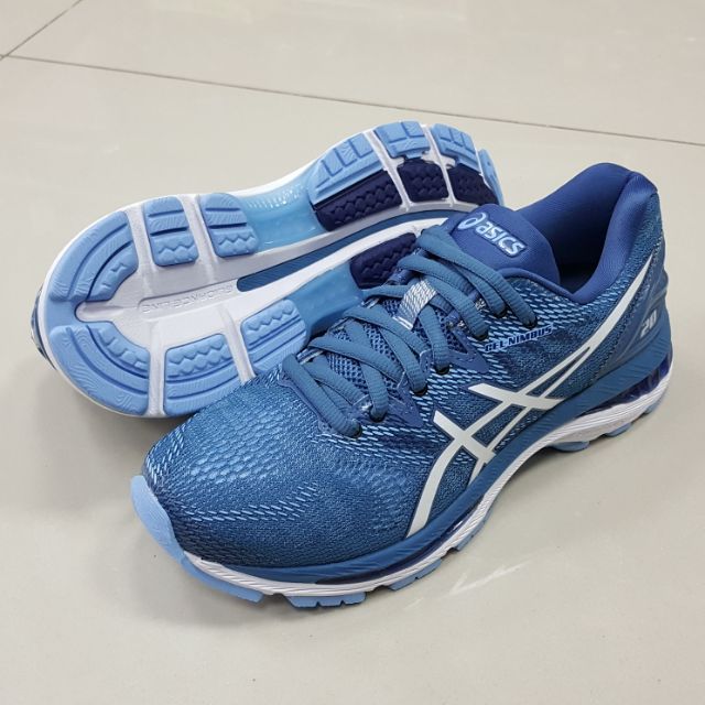 【65折】亞瑟士 ASICS 女高緩衝慢跑鞋 GEL-NIMBUS 20 (T850N-401)(藍色)