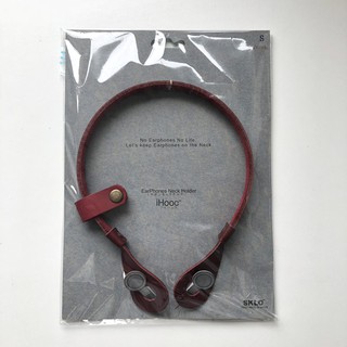 SKLO iHooc耳機掛具-紅x紅/含線材收納帶《日本手工》全新品