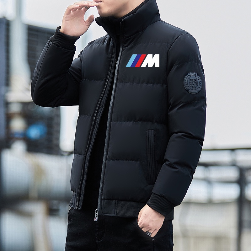 BMW 現貨男士羽絨服保暖加厚羽絨服寶馬夾克外套休閒大衣冬季男裝