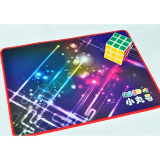 小丸號方塊屋【週邊】魔術方塊專用墊 極光紅 墊子 電競等級材質 可水洗 防摔 滑鼠墊