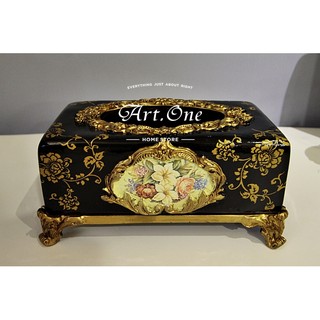AA52101 歐式 典雅面紙盒 歐式居家質感收納 擺飾