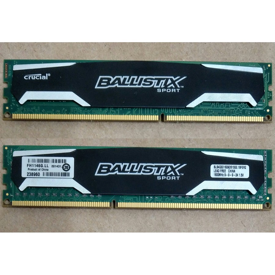 美光 Micron Crucial Ballistix DDR3 1600 4G/8G 電競 記憶體 終生保固