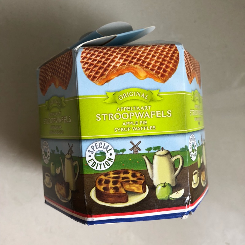 荷蘭Stroopwafel 史翠普焦糖煎餅 蘋果派口味 400G