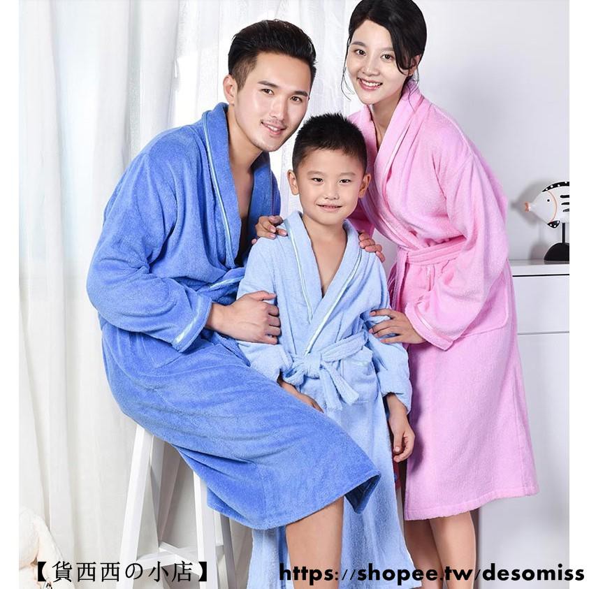 貨西西の 純棉浴袍女冬浴衣男毛巾料性感睡袍保暖情侶加長加厚睡衣 蝦皮購物