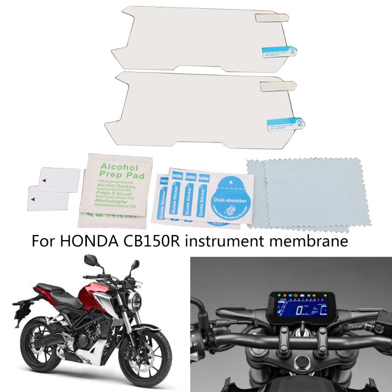 HONDA Spb 2 件裝集群划痕集群屏幕保護膜保護膜適用於本田 CB150R CB300R 2018
