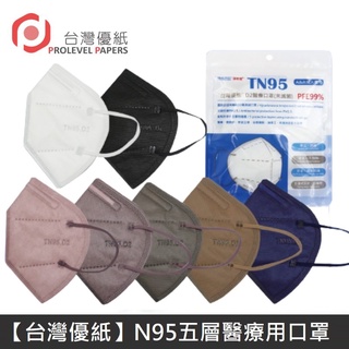 【台灣優紙】 N95 醫療口罩 TN95 高科技奈米 五層 高防護 醫療用口罩 台灣製造 PM2.5 抗菌防護 LANS