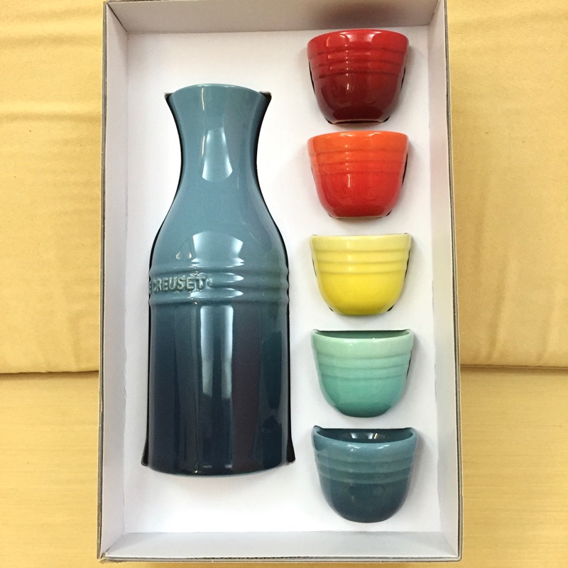 Le Creuset 日式清酒壺 清酒杯組