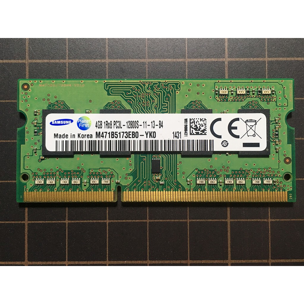 三星 Samsung DDR3 1600 4GB  筆電 記憶體