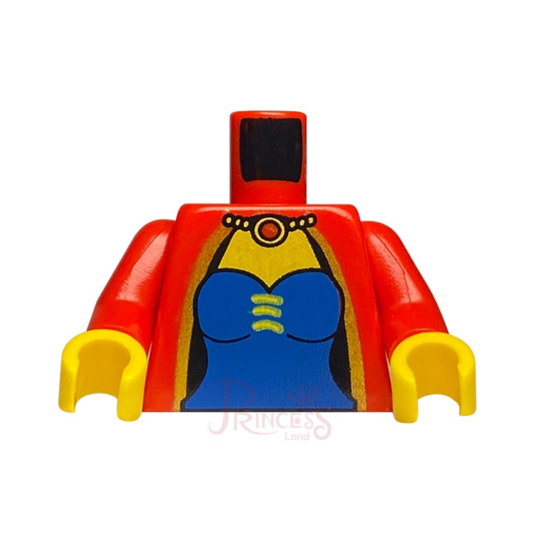 公主樂糕殿 LEGO 樂高 1986年 8823 城堡 絕版 王國 皇后 身體 紅色 973px114c01 A207