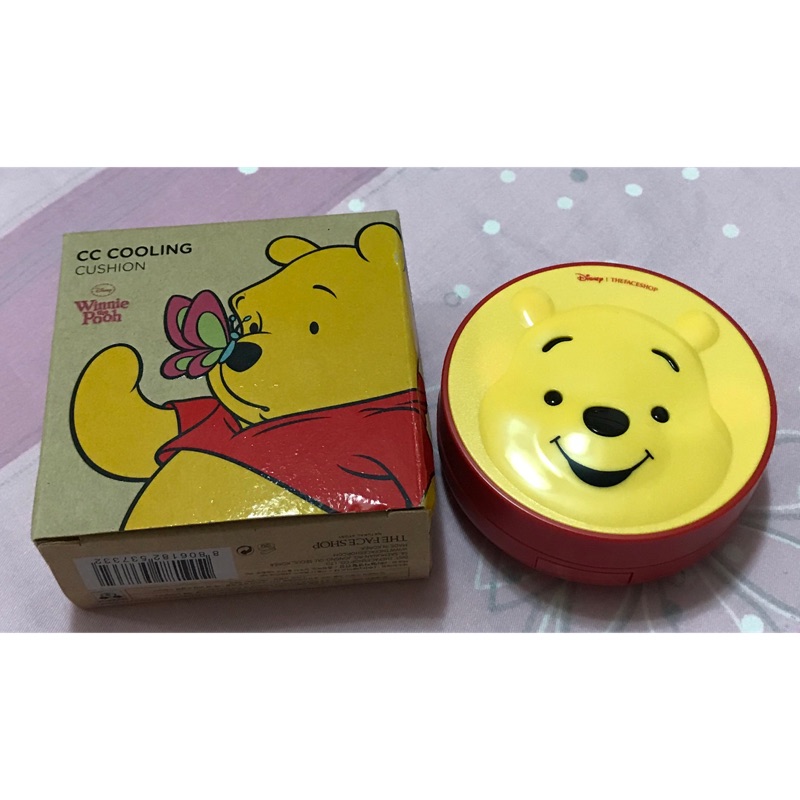 The face shop 維尼氣墊粉餅