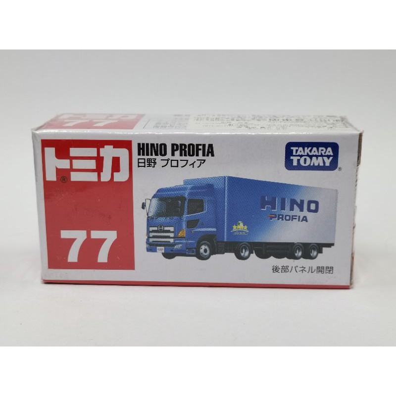 Tomica No.77 Hino Profia 連結車 貨櫃車 卡車 拖車 全新