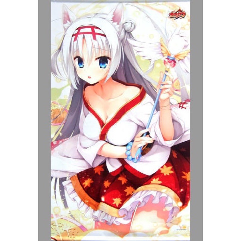 柚子社yuzusoft 千恋 万花カコ タマ等身大掛軸 芳乃コックリさん 蝦皮購物
