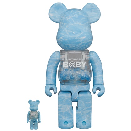 Image.台中逢甲店 BE@RBRICK BEARBRICK 400%100% 庫柏力克熊 水波紋千秋