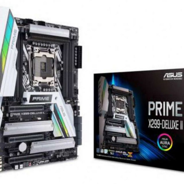 買ASUS 華碩 PRIME X299-DELUXE II主機板送7820X