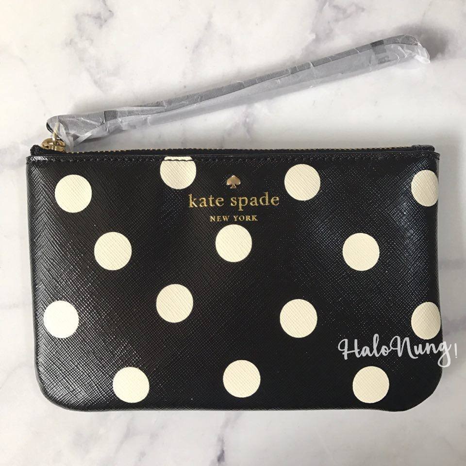 Kate Spade New York 點點 防刮 手拿包 零錢包 可放TR系列相機 4.7吋手機 現貨