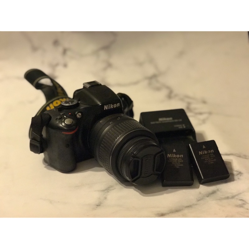 二手單眼 Nikon D5100 整組 機身+原廠標準鏡+原廠電池+充電器