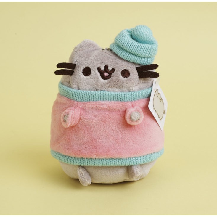 美國 官方正版 Pusheen box winter 2017 胖吉貓 限定 胖吉 穿毛衣 小玩偶 娃娃 small