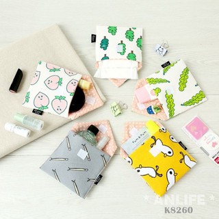品優生活》K8260可愛卡通衛生棉包 零錢包 化妝包 收納包