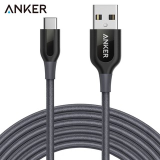 又敗家Anker傳輸充電線Powerline+尼龍編織USB-C轉USB充電線3公尺資料同步線充電數據線A82670A1