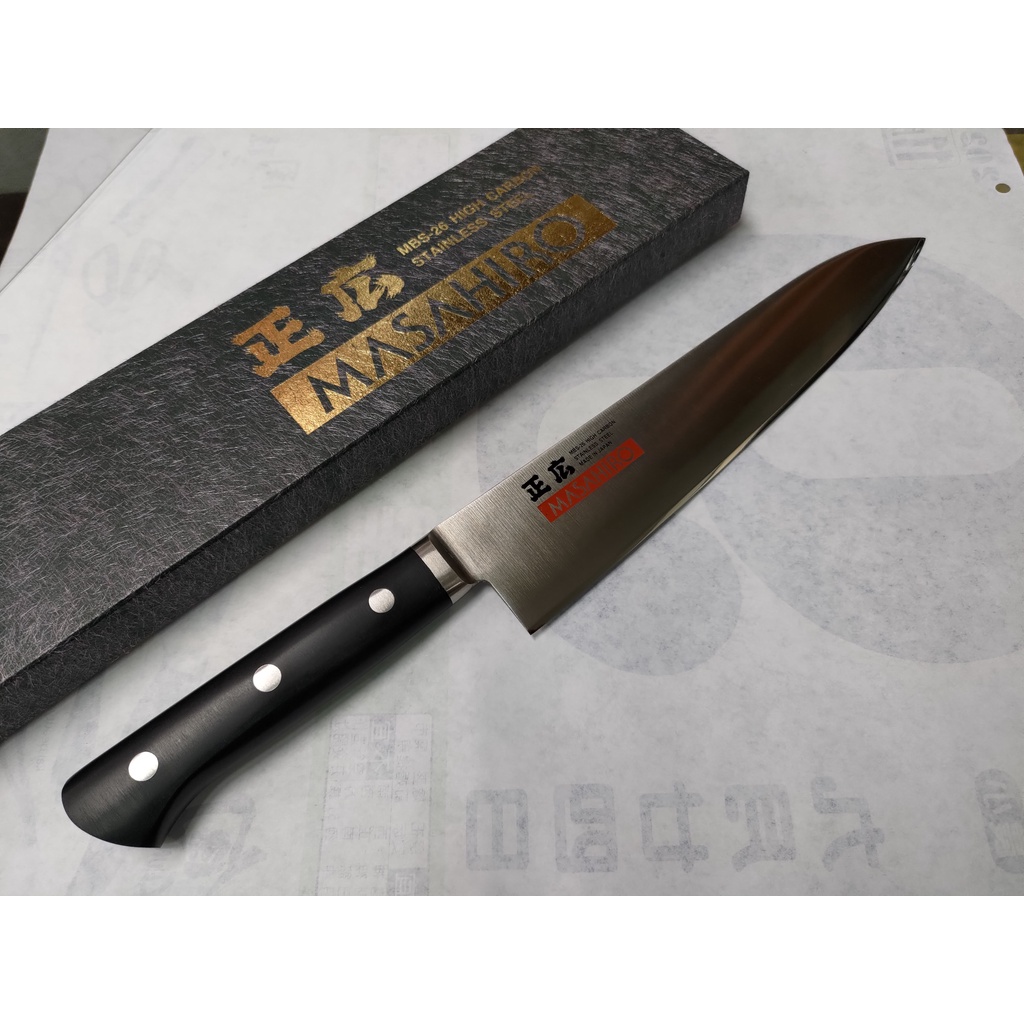 日本-正廣-MV鋼本焼き包丁-8寸 牛刀