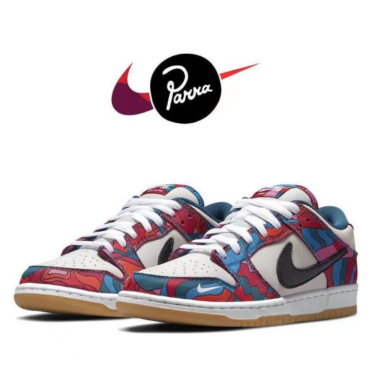 【Focus Store】 Parra x Nike SB Dunk Low 抽象藝術 白藍紅 DH7695-600