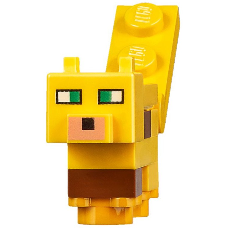 磚家lego 樂高動物animal Minecraft 創世神狐狸貓黃色 蝦皮購物