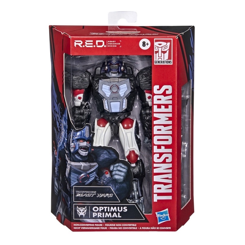 ［現貨］變形金剛 Beast War R.E.D. 金剛王 Optimus Primal  野獸戰爭 RED 不可變