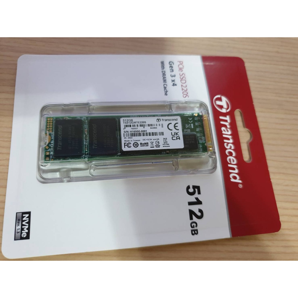 創見 Transcend TS512GMTE220S 固態硬碟 512GB 220S M.2 PCIe