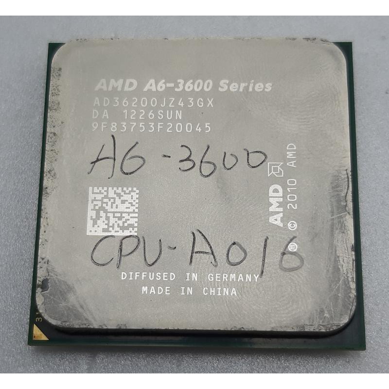 【冠丞3C】AMD A6-3600 FM1腳位 CPU 處理器 CPU-A016