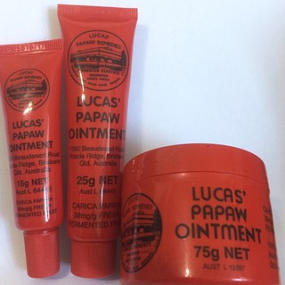 澳洲 木瓜霜15G 25G 75G Lucas Papaw Ointment 木瓜霜