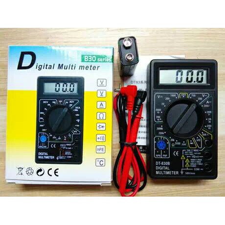 DT-830B電子式三用電錶 數位式三用電表 簡易型的測電工具