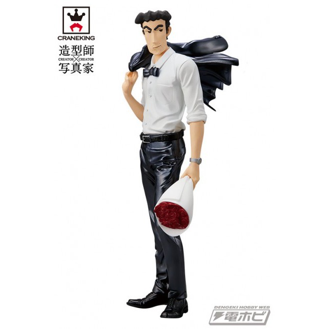 【貓轉角】『現貨』代理版 景品 CREATOR×CREATOR 蠟筆小新 野原廣志  黑西裝 白西裝 廣志 造型師 捧花