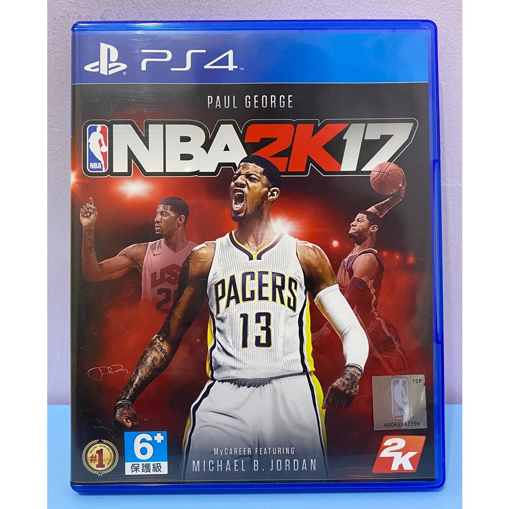 [限時二手出清]PS4遊戲片：【NBA2K17】