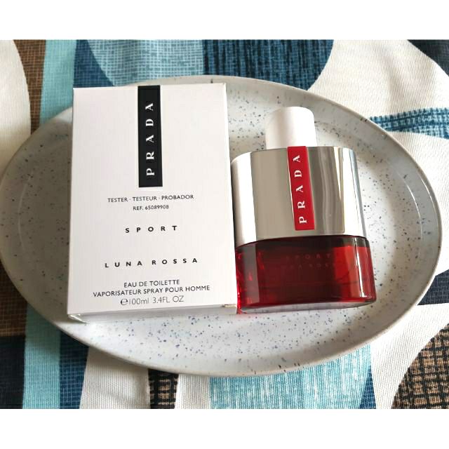 Prada LUNA ROSSA SPORT卓越非凡/卓越男性淡香水100ML Tester