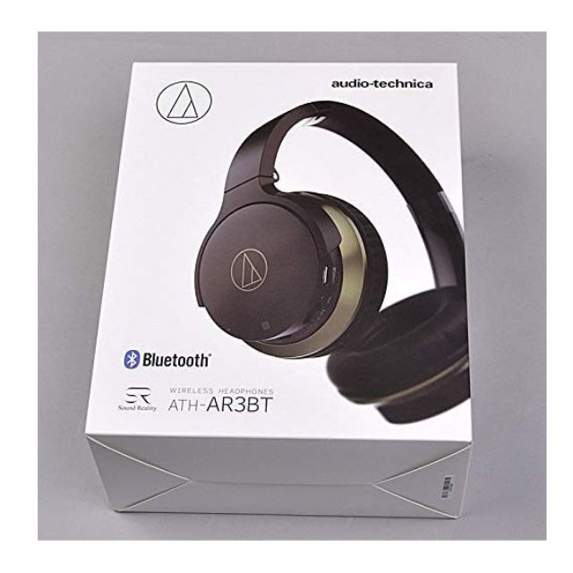 特價全新日本原裝 audio-technica 鐵三角 ATH-AR3BT  無線藍牙耳罩式耳機 黑.金色｜
