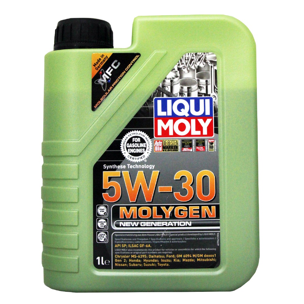 【易油網】LIQUI MOLY 5W30 MOLYGEN 液態鉬 合成機油 #9047