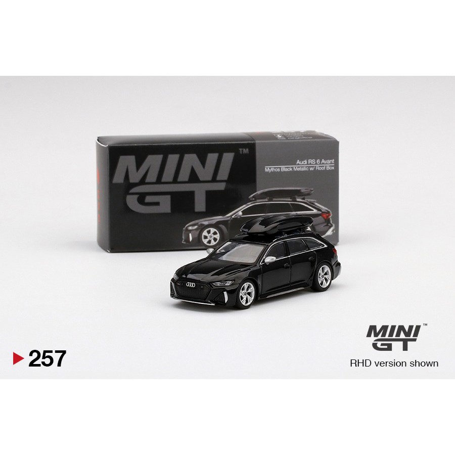 【小車迷】mini gt 1/64 tomica 模型 模型車 玩具 玩具車 車 奧迪 rs6 avant 257