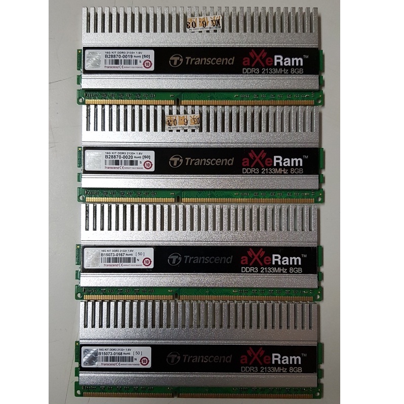 創見 aXeRam DDR3 2133 8Gx2 16GB 超頻記憶體 終保 DDR3 1866 2400
