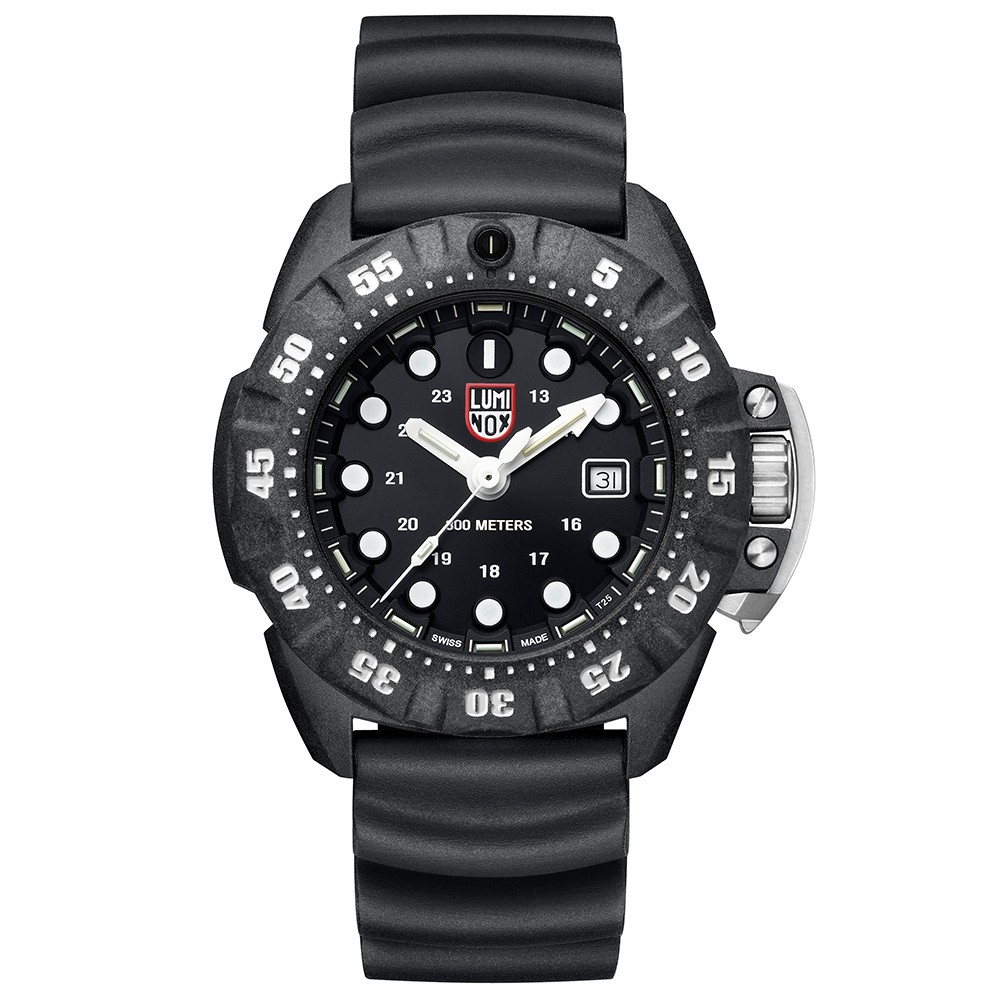 LUMINOX 雷明時專業深潛系列腕錶 - 金屬黑x白時標/45mm 1551