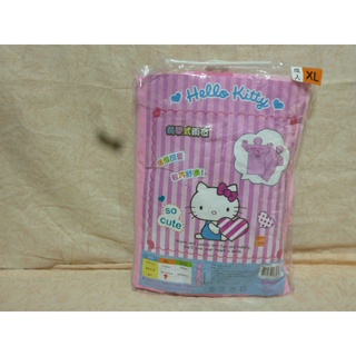 HELLO KITTY 成人雨衣 前開式 XL 雷射標籤