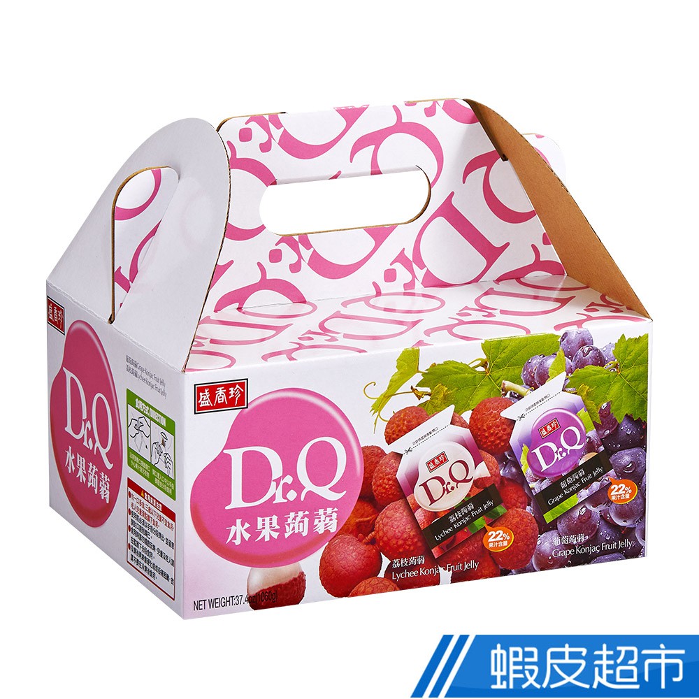 盛香珍 Dr.Q水果蒟蒻禮盒1060g/盒 年節必備品 伴手禮 禮盒 現貨 蝦皮直送