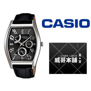 【威哥本舖】Casio台灣原廠公司貨 SHEEN系列 SHE-3026L-1A 多重指針系列 SHE-3026L