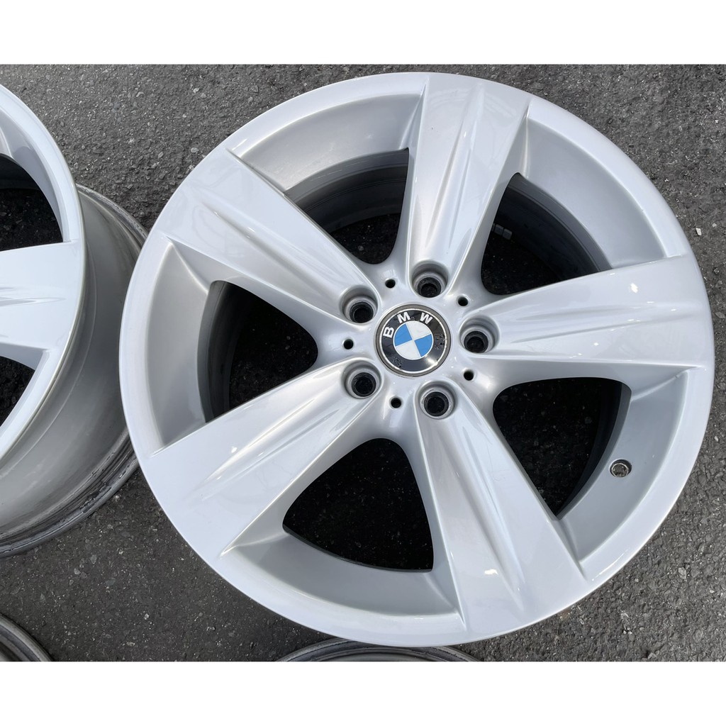 二手 中古鋁圈bmw 18吋5孔1 前後配原廠銀e90 E92 Sport 335 6 E46 M3 蝦皮購物