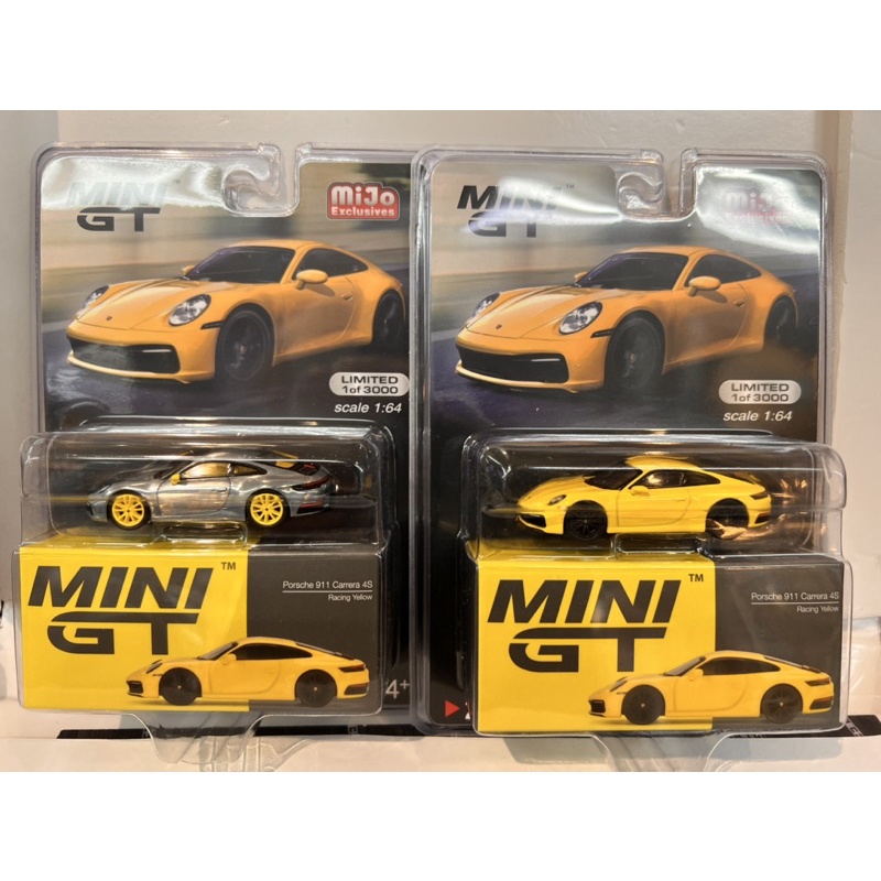 =天星王號=MINI GT #252 Porsche 911 Carrera S 美版 限定版